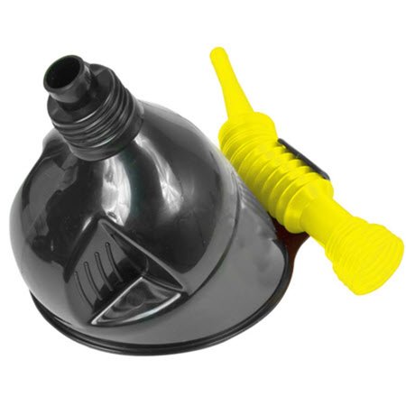 CUSTOM ACCESSORIES Pennzoil Black/Yellow 7.5 in. H Polypropylene 1 qt Funnel 31185